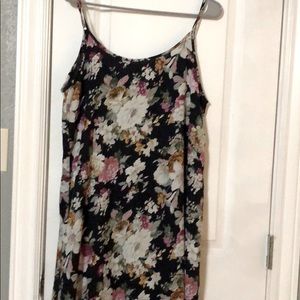 Blue, floral maxi dress! Size L